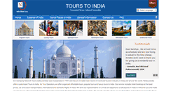 Desktop Screenshot of nettoursindia.com